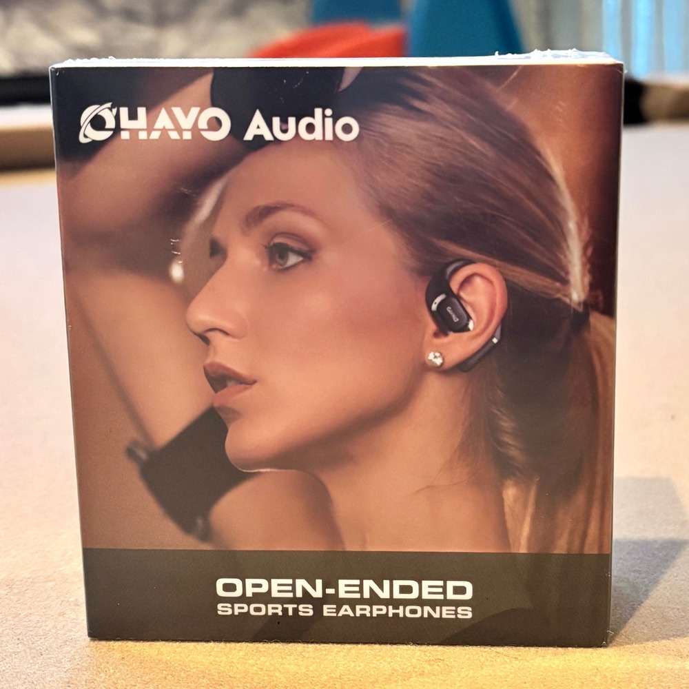 Open Ended Sports Earbud EarPhone Earhook Bluetooth 5.4 Waterproof Smart Display